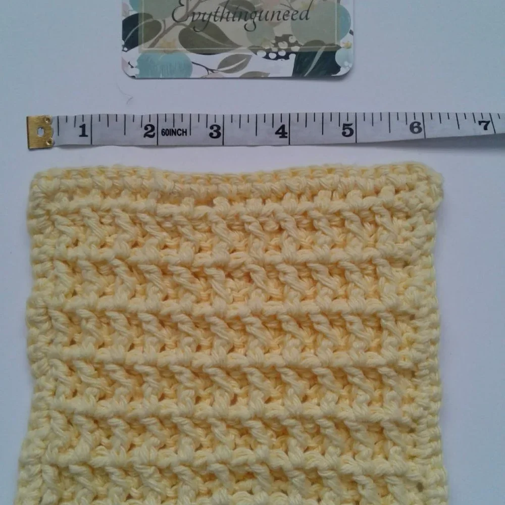 Handmade Crochet Wash Cloth Square